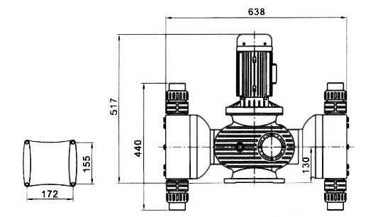 GB-S精密计量泵安装尺寸